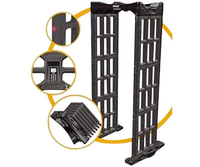 便携式活动金属安检门